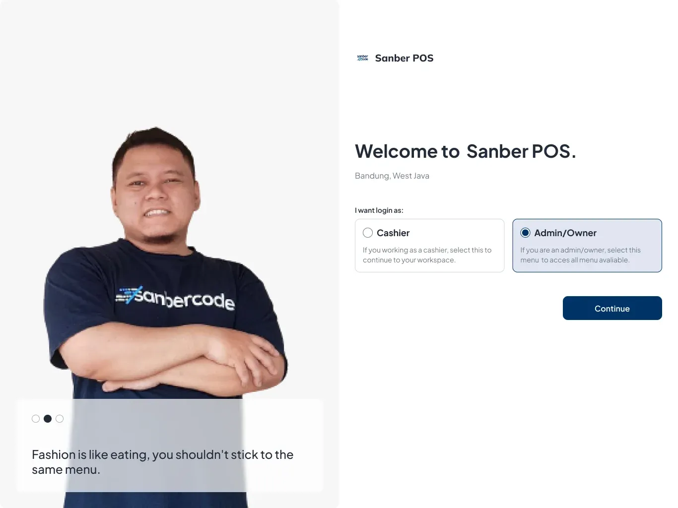 different login role